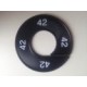 Maatring 9 cm zw/wit 42 Td05602042